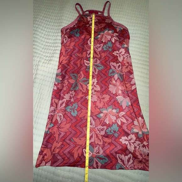 PrAna Kaley Recycled Polyester Active Dress in Rosewood Floral, Size M - Picture 6 of 13